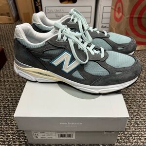Kith x New Balance 990v3 Steel Blue/Grey